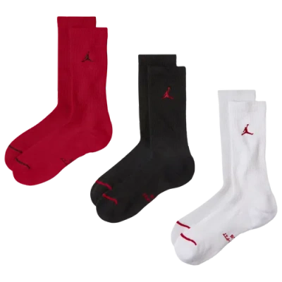 Jordan Mens Everyday 3 Pack Cushion Crew Socks In Multi