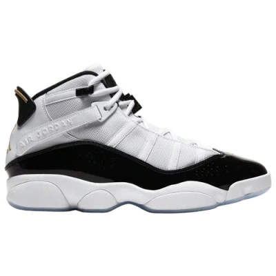 Jordan Mens  6 Rings In Black/metallic Gold/white