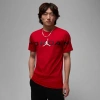 Jordan Mens  Air Stretch Short Sleeve Crew In Red/black/white