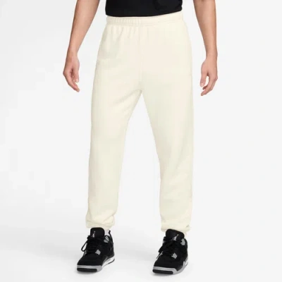 Jordan Mens  Air Wm Fleece Pants In Sail