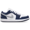 Jordan Air  1 Low Sneaker In Black/grey/blue