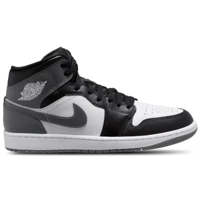 Jordan Mens  Aj 1 Mid In Black/grey/white