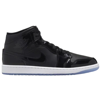 Jordan Air  1 Mid Se "space Jam" Sneakers In Black/purple/white