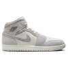 Jordan Air  1 Mid Shoes In White/grey