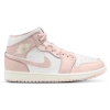 Jordan Men's Air  1 Mid Se Shoes In White/pink
