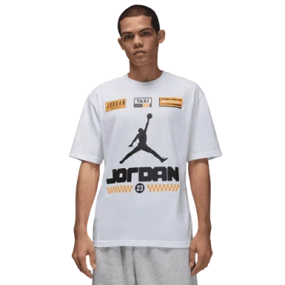 Jordan Men's  Aj12 "taxi" T-shirt In White