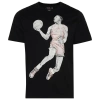 Jordan Men's  T-shirt In Sail/black