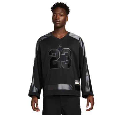 Jordan Mens  Brooklyn Collegiate Hockey Jersey In Black/iron