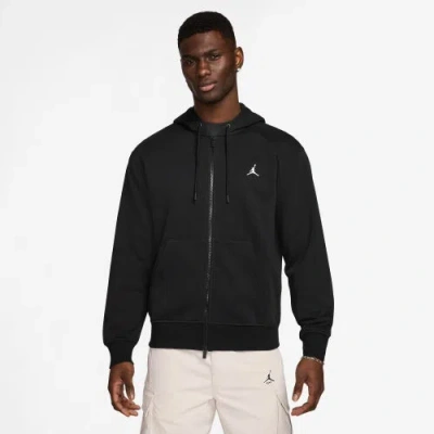 Jordan Mens  Brooklyn Fleece Full-zip In Black/tan