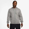 Jordan Men's  Brooklyn Fleece Full-zip Hoodie In White/grey