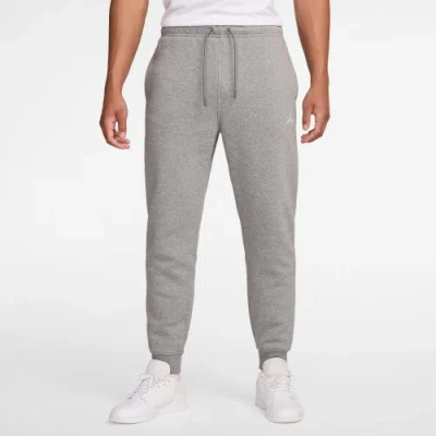 Jordan Mens  Brooklyn Fleece Pants In Gray/white