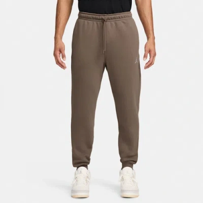 Jordan Mens  Brooklyn Fleece Pants In White/brown