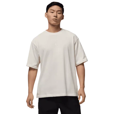 Jordan Mens  Brooklyn Oversized T-shirt In Tan/sail/black