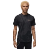 Jordan Mens  Core Blank Short Sleeve Crew Gel Asw In Off Noir/medium Ash/gym Red