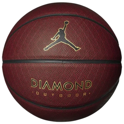 Jordan Mens  Diamond Outdoor 8p Basketball In Amber/black/gold