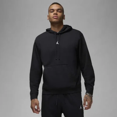 Jordan Mens  Dri-fit Sport Crossover Fleece Pullover In Black
