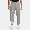 Shop Jordan Mens  Dri-fit Sport Fleece Gfx Pants In Heather Grey/white