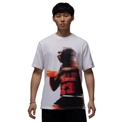 JORDAN MENS JORDAN DRI-FIT SPORT GRAPHIC SHORT SLEEVE CREWNECK