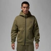 Jordan Men's  Sport Hoop Fleece Dri-fit Full-zip Hoodie In Olive/black