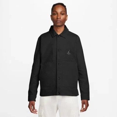 Jordan Mens  Essential Statement Chicago Jacket In Black/black