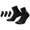 Jordan Mens  Every Day Cushioned Ankle 3 Pack In Black/white