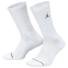Jordan Mens  Every Day Cushioned Crew 3 Pack In White/black