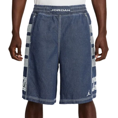 Jordan Mens  Flight Club Baggy Shorts In Blue