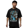 Jordan Mens  Flight Essential Oversize Graphic Crew In Black/dark Pewter/carolina