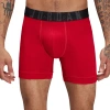 Jordan Mens  Flight Modal 3 Pack Boxer Briefs In Gym Red/black