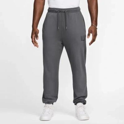 Jordan Mens  Flight Wash Fleece Pants In Grey/grey