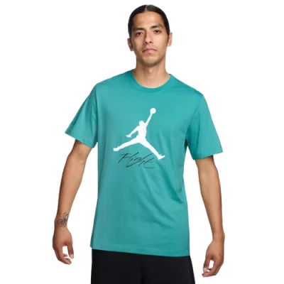 Jordan Mens  Jumpman Air Hbr T-shirt In Green