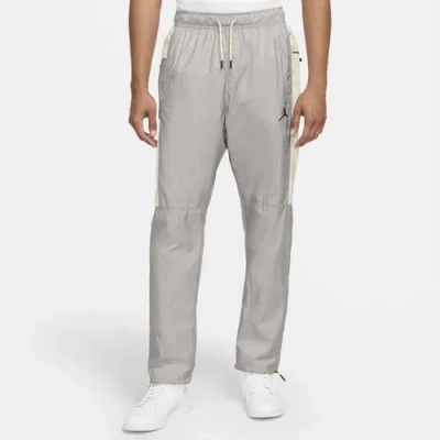 Jordan Mens  Jumpman Statement Suit Pants In Grey/white