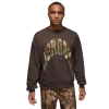 Jordan Men's  Brooklyn French Terry Realtree Crew-neck Sweatshirt In Gray