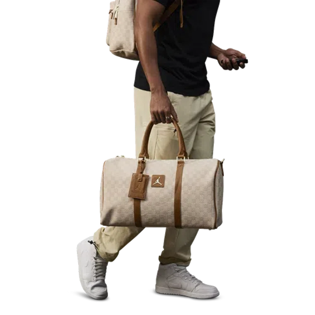 Jordan Mens Monogram Duffle In Coconut Milk | ModeSens