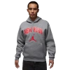 Jordan Mens  New York City Hbr Fleece Pullover In Gray