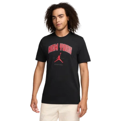 Jordan Mens  Ny City Lbr Short Sleeve Crew In Black