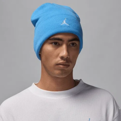 Jordan Mens  Peak Beanie In Blue/white