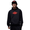 Jordan Men's  Rare Air Fleece Pullover Hoodie In Black/red