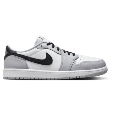 Jordan Mens  Retro 1 Low Og In White/black/grey