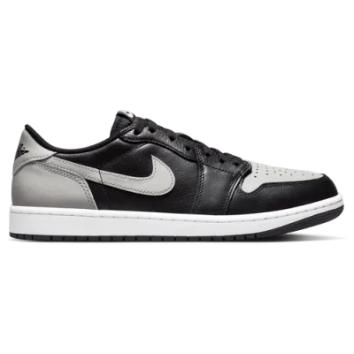 Jordan Mens  Retro 1 Low Og In White/medium Grey/black