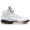 Jordan Mens  Retro 5 In White/black/silver