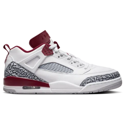 Jordan Mens  Spizike Low In Grey/red/white