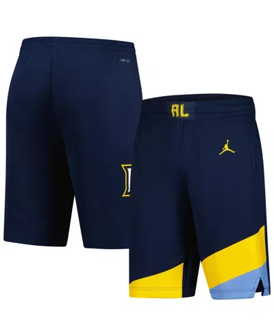 Jordan Men's Navy Marquette Golden Eagles Replica Basketball Shorts