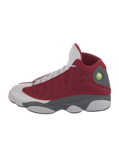 Pre-owned Jordan Mesh Colorblock Pattern Athletic Sneakers In Red