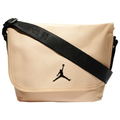 Jordan Messenger Bag In Black/tan