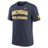 Jordan Michigan Campus Collegiate Block Nike Men's College T-shirt In Blue
