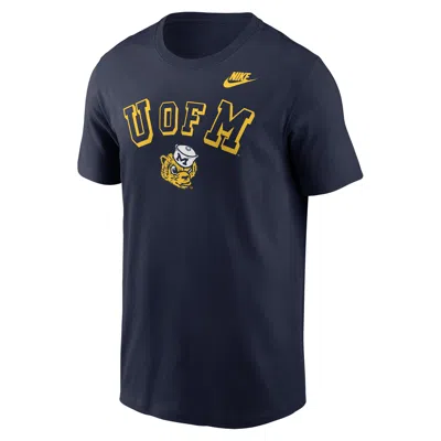 Jordan Michigan Legacy Nickname Nike Men's College T-shirt In Blue