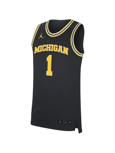 Jordan Michigan Wolverines Jersey In Animal Print