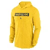 JORDAN MEN'S MICHIGAN WOLVERINES SIDELINE  DRI-FIT COLLEGE LONG-SLEEVE HOODED TOP,1015709472
