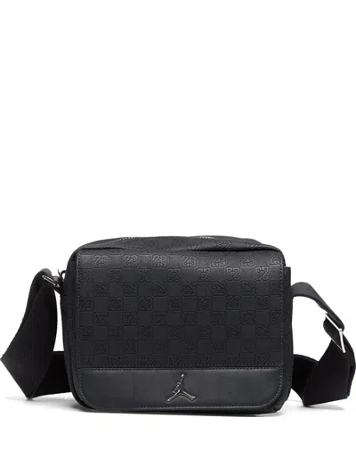 Jordan Mini Jam Monogram Messenger Bag In Black